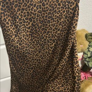 Express Leopard Skirt